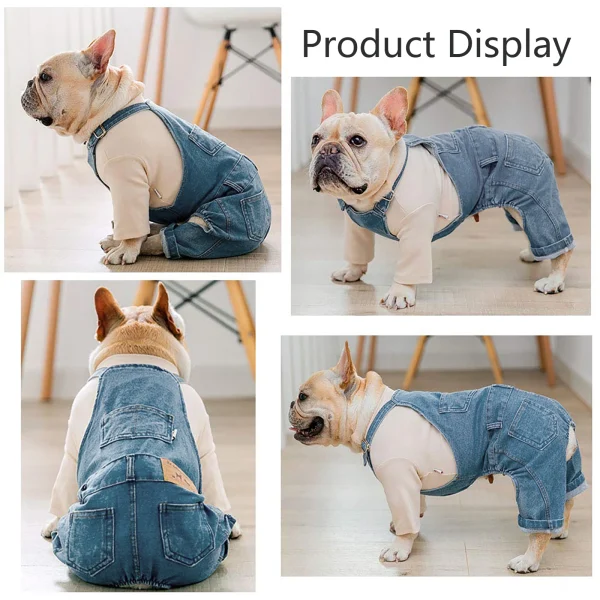 Dog Denim Jumpsuit